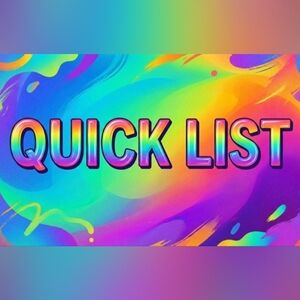 QUICK LIST